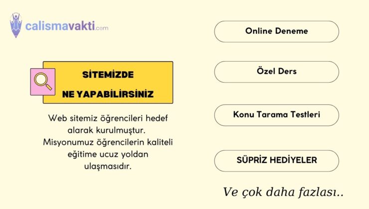 Calismavakti.com Sınav Adresi