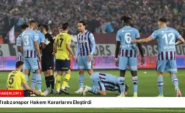 Trabzonspor Hakem Kararlarını Eleştirdi
