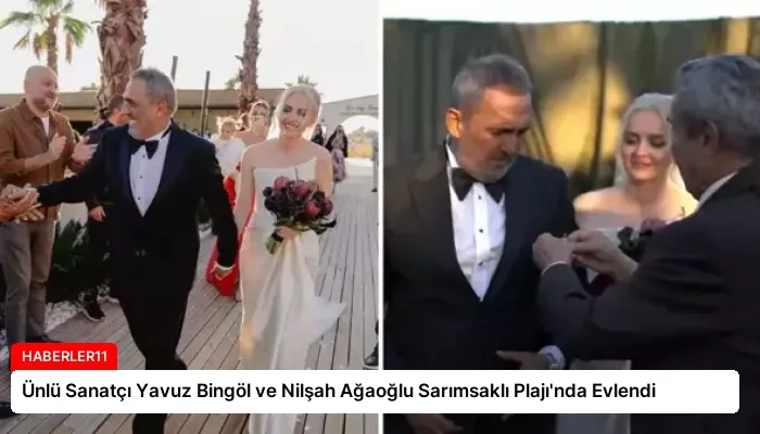 Ünlü Sanatçı Yavuz Bingöl ve Nilşah Ağaoğlu Sarımsaklı Plajı’nda Evlendi