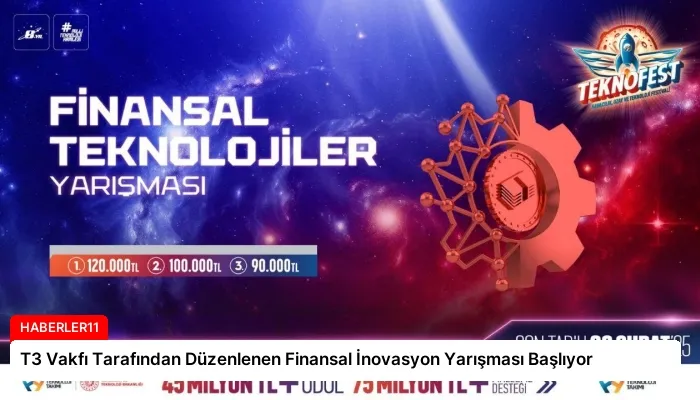 T3 Vakfı Tarafından Düzenlenen Finansal İnovasyon Yarışması Başlıyor