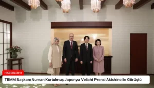 TBMM Başkanı Numan Kurtulmuş Japonya Veliaht Prensi Akishino ile Görüştü