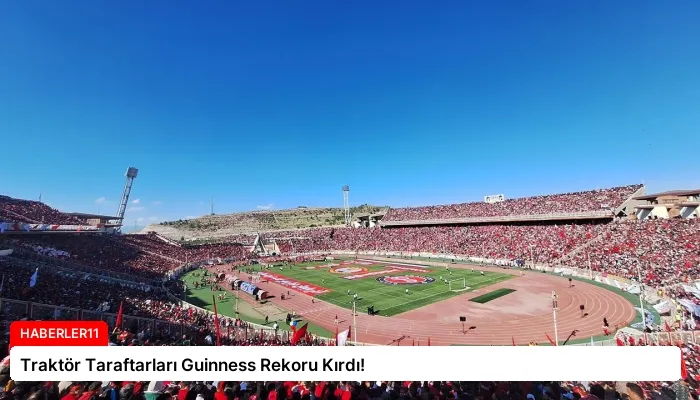 Traktör Taraftarları Guinness Rekoru Kırdı!
