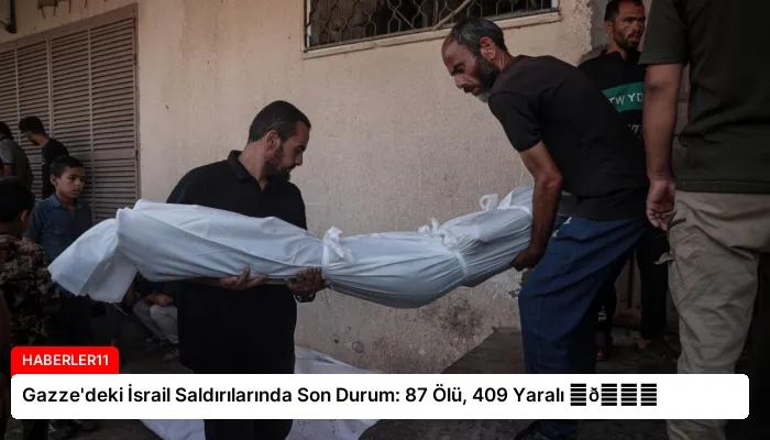 Gazze’deki İsrail Saldırılarında Son Durum: 87 Ölü, 409 Yaralı ⏬👇