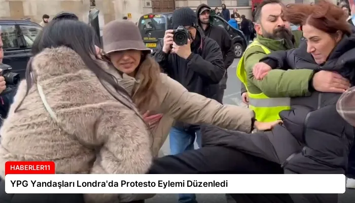 YPG Yandaşları Londra’da Protesto Eylemi Düzenledi