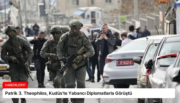 Patrik 3. Theophilos, Kudüs’te Yabancı Diplomatlarla Görüştü