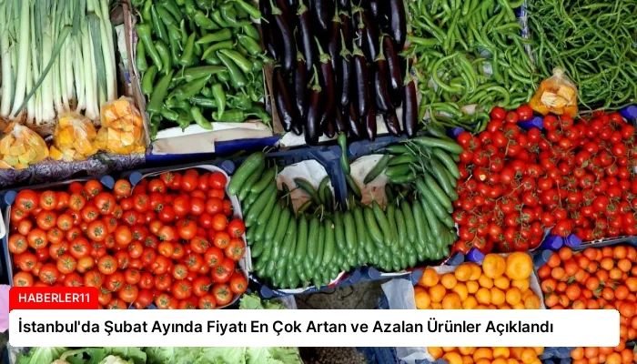 İstanbul’da Şubat Ayında Fiyatı En Çok Artan ve Azalan Ürünler Açıklandı