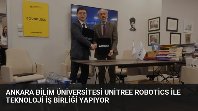 Ankara Bilim Üniversitesi Unitree Robotics ile Teknoloji İş Birliği Yapıyor