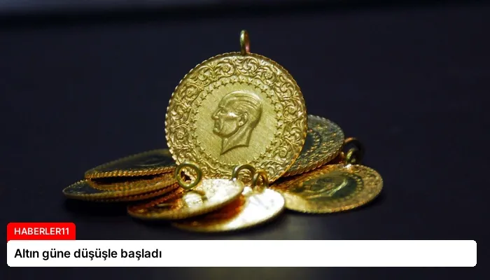 Altın güne düşüşle başladı
