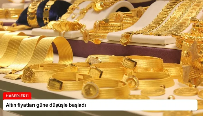 Altın fiyatları güne düşüşle başladı