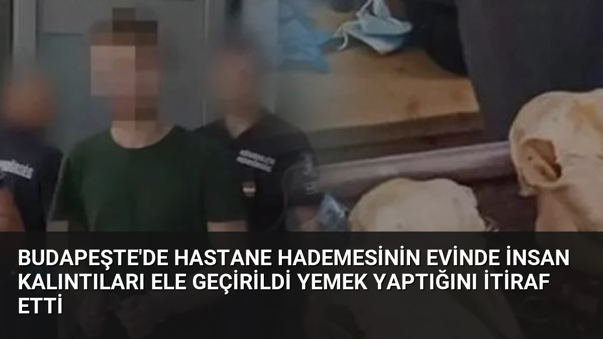 Budapeşte’de Hastane Hademesinin Evinde İnsan Kalıntıları Ele Geçirildi Yemek Yaptığını İtiraf Etti
