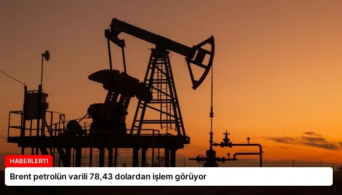 Brent petrolün varili 78,43 dolardan işlem görüyor
