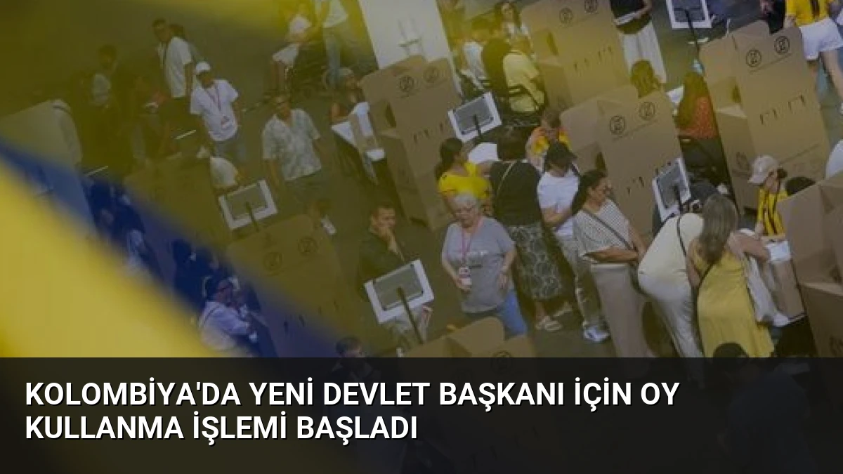 Kolombiya’da Yeni Devlet Başkanı İçin Oy Kullanma İşlemi Başladı