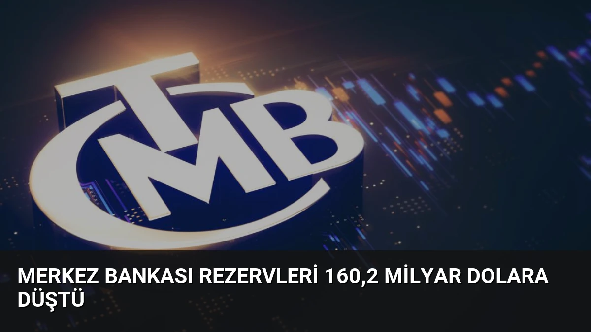 Merkez Bankası Rezervleri 160,2 Milyar Dolara Düştü
