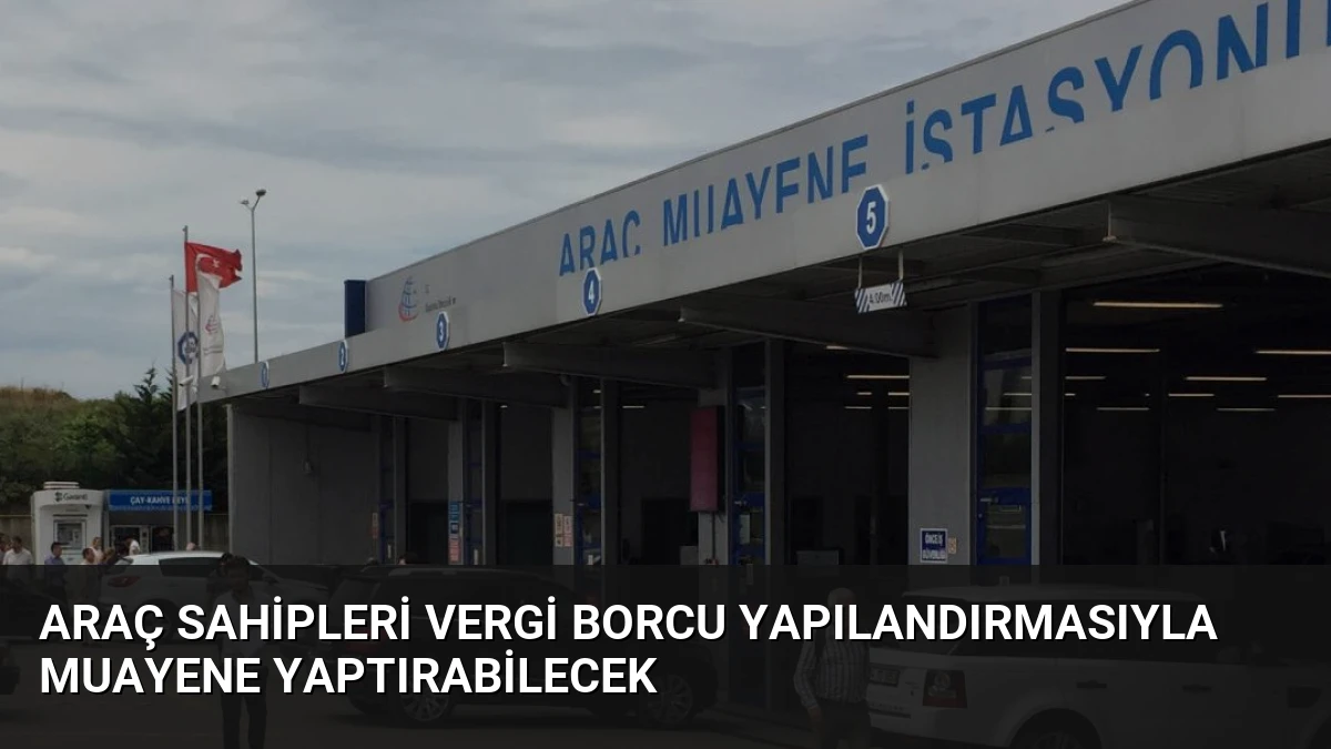 Araç Sahipleri Vergi Borcu Yapılandırmasıyla Muayene Yaptırabilecek