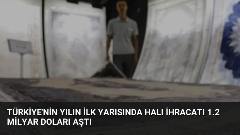 Türkiye’nin Yılın İlk Yarısında Halı İhracatı 1.2 Milyar Doları Aştı