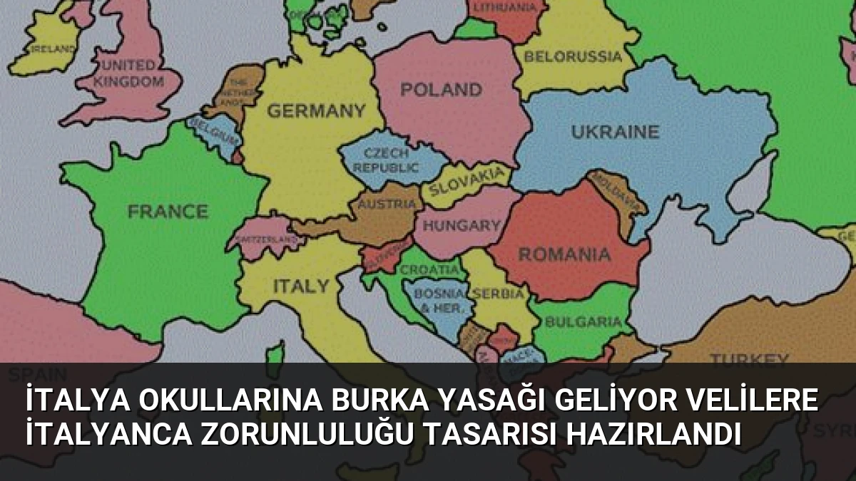 İtalya Okullarına Burka Yasağı Geliyor Velilere İtalyanca Zorunluluğu Tasarısı Hazırlandı