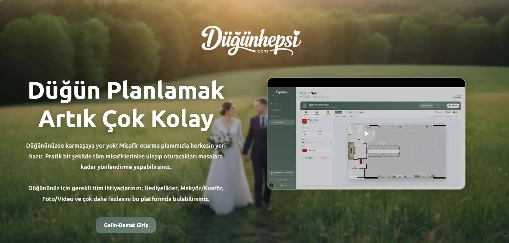 Düğün sektörü Dugunhepsi.com’da