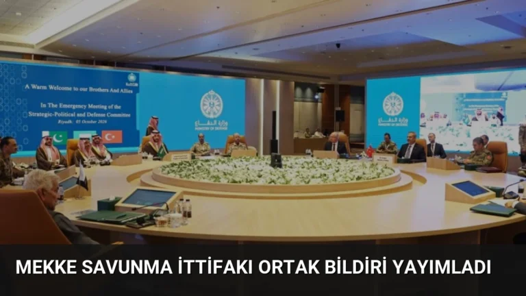 Mekke Savunma İttifakı Ortak Bildiri Yayımladı